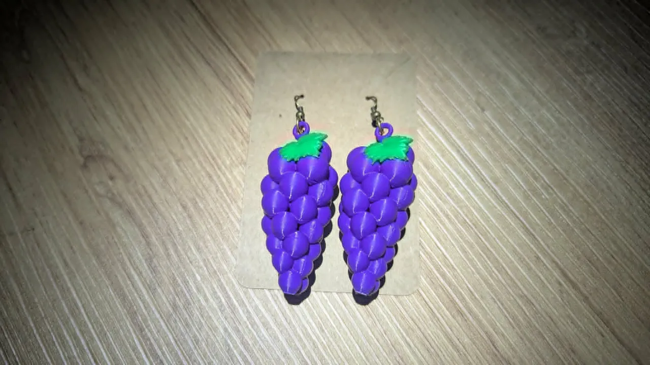 Kyoho Grape Earrings view 2