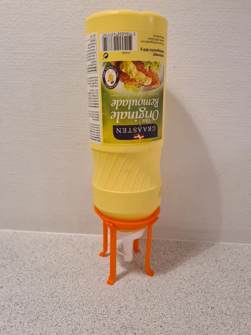 Get everything out - bottle flipper