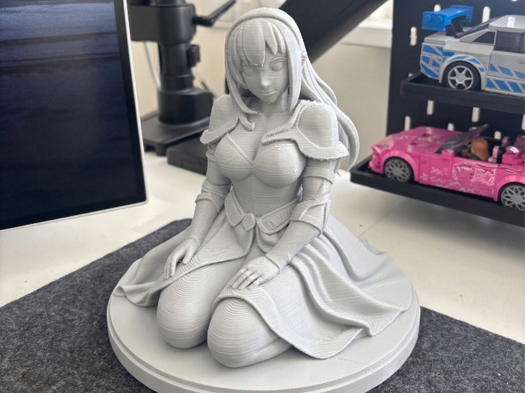 Elegant Fantasy Princess | Knight Maiden Statue