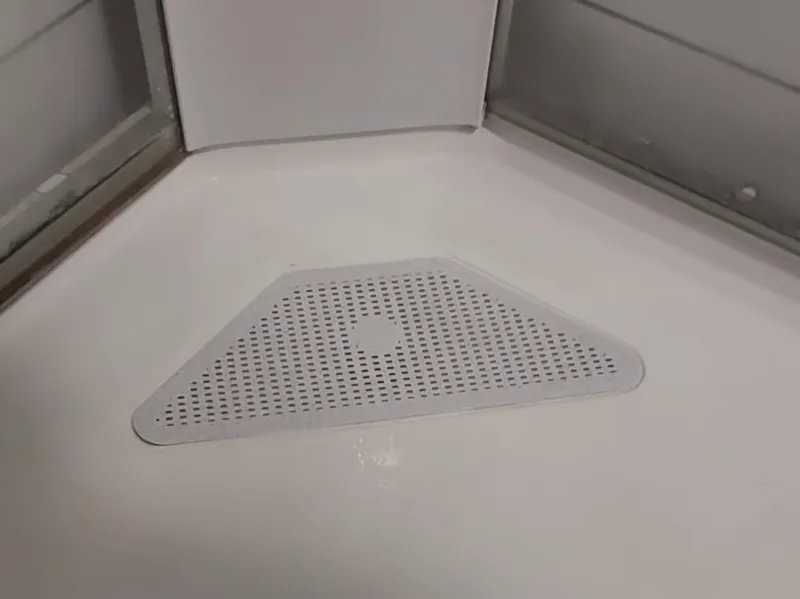 Shower drain grill