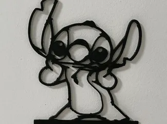 Stitch light switch decor