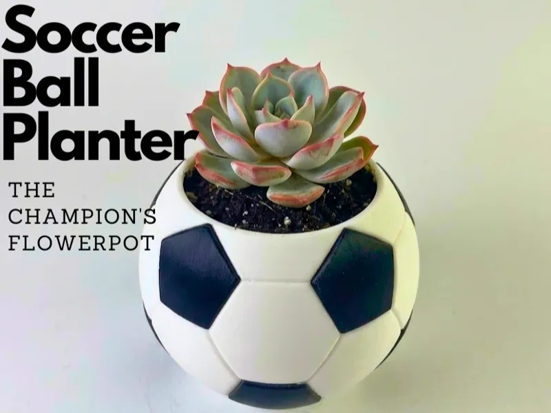 Soccer Ball Planter – The Champion's Flowerpot