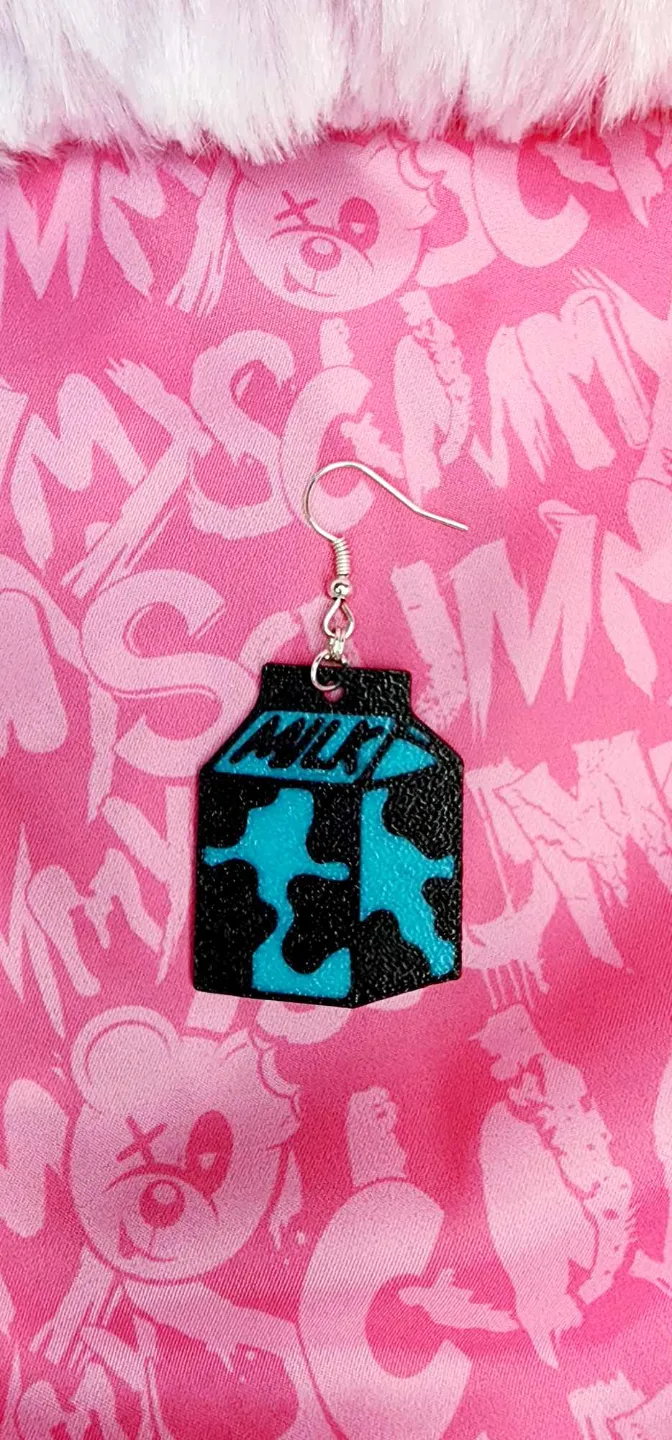 Milk Carton Earrings view 2