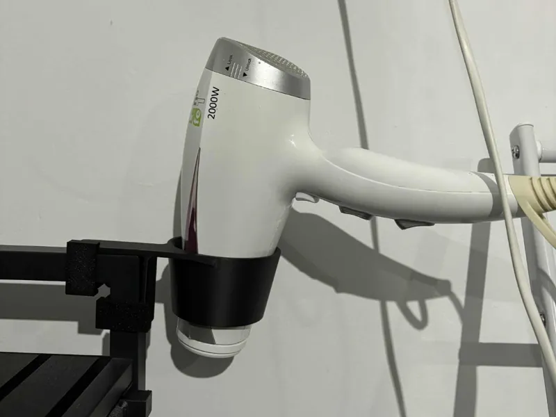 Hair dryer holder