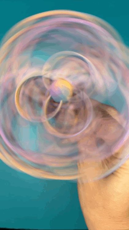 Whirligig Spinner Fidget - 3 Rings
