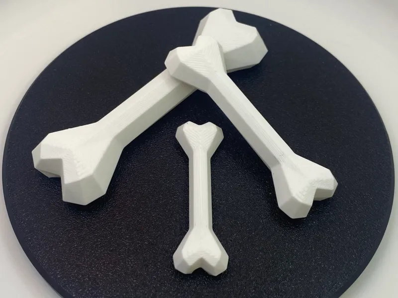 Halloween Candy Bowl Low Poly Bones - 7 Sizes