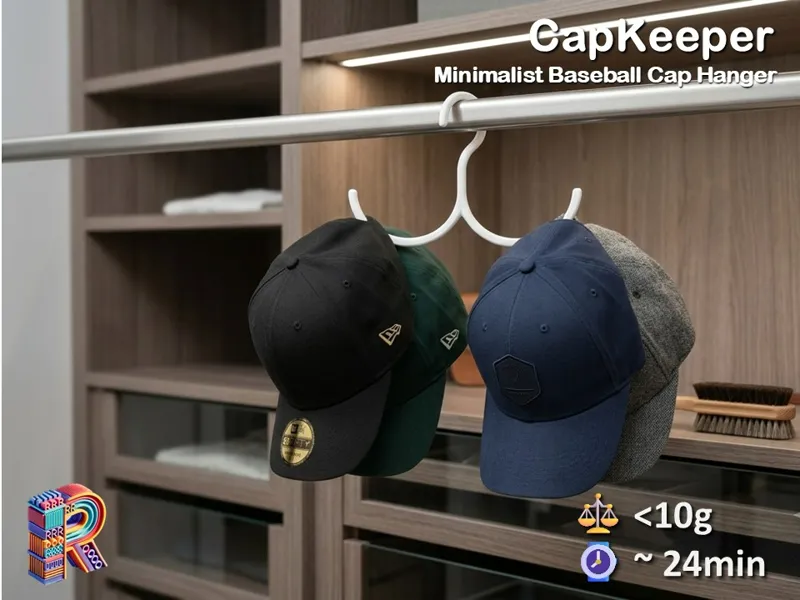 CapKeeper – Minimalist Baseball Cap Hanger