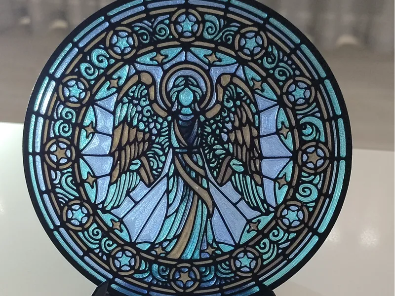 Stained Glass Like Angel