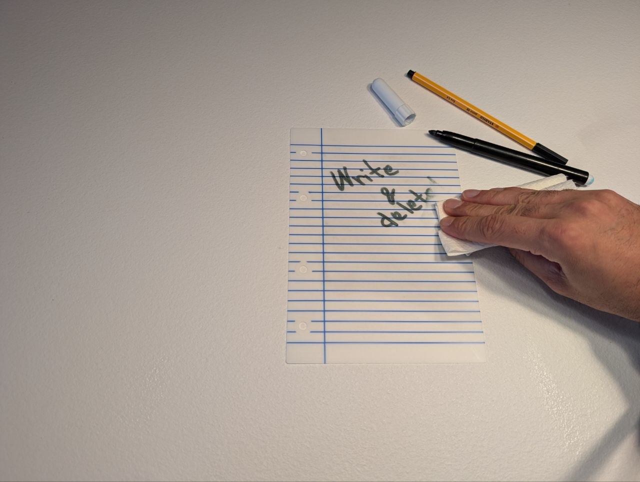 Erasable & Flexible Notebook Paper Sheet - 1