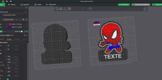 lampe spiderman prenom