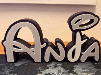 Anja LED Name Lamp Disney ART