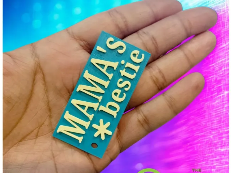 Mama’s Bestie Keychain| Cute Gift for Moms & Kids