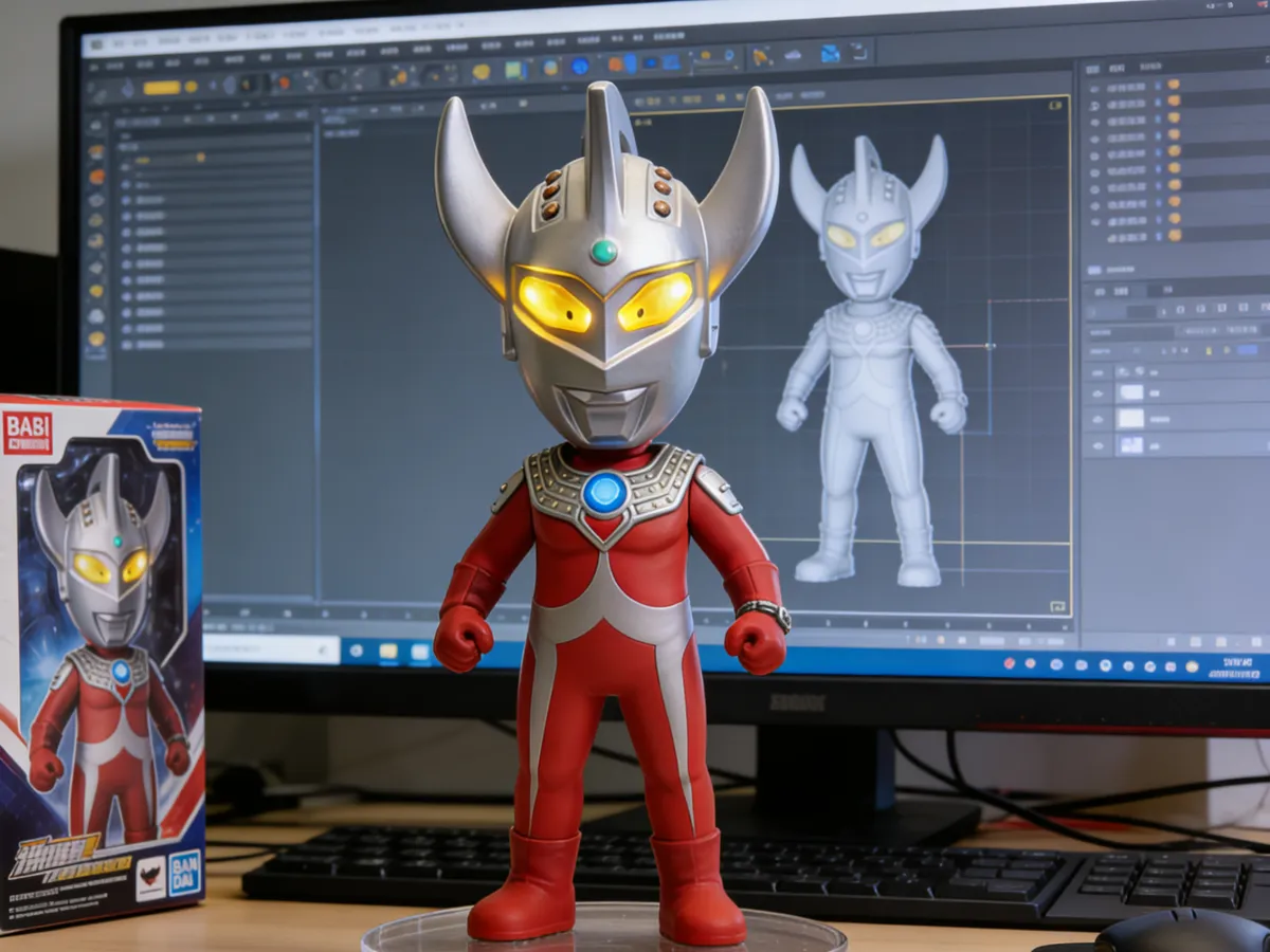 Q版泰罗奥特曼 - 免费 3D 打印模型 - MakerWorld