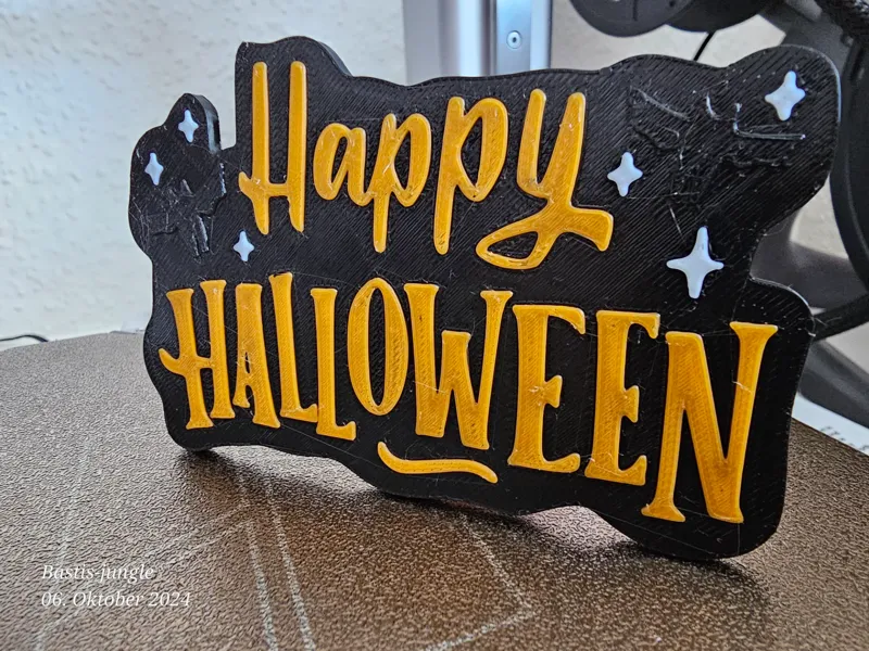 Happy Halloween/ Wand Deko/ Dekoration