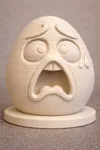 DramaEgg model at actual egg size (approx 60 mm height)