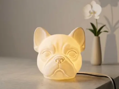 French Bulldog Lamp