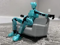 Décor miniature salon TV pour figurine Dummy 13 — photo 5