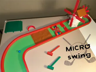 Micro Swing - your personal tabletop golf course!