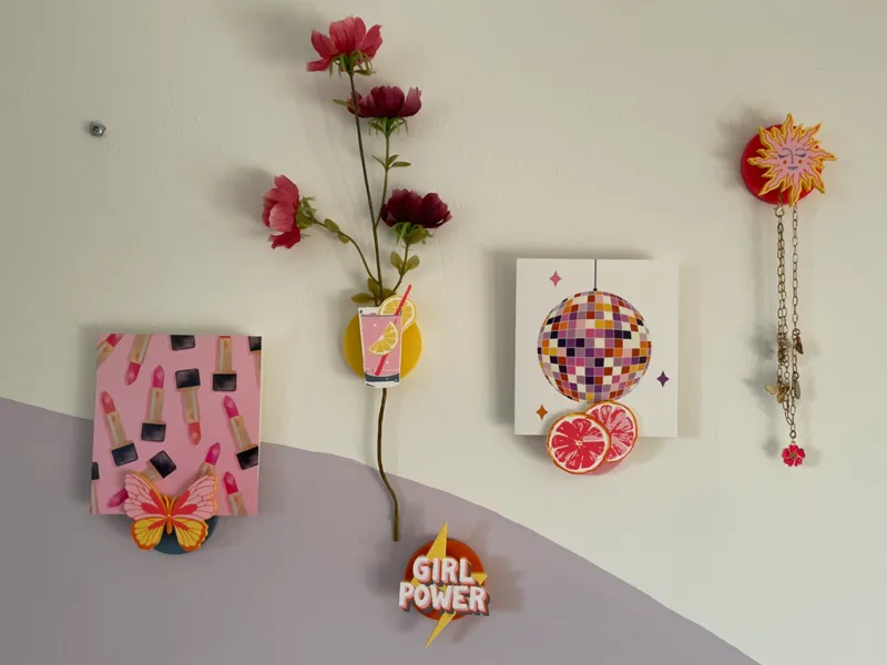 The "Girl Power" Modular Wall Series