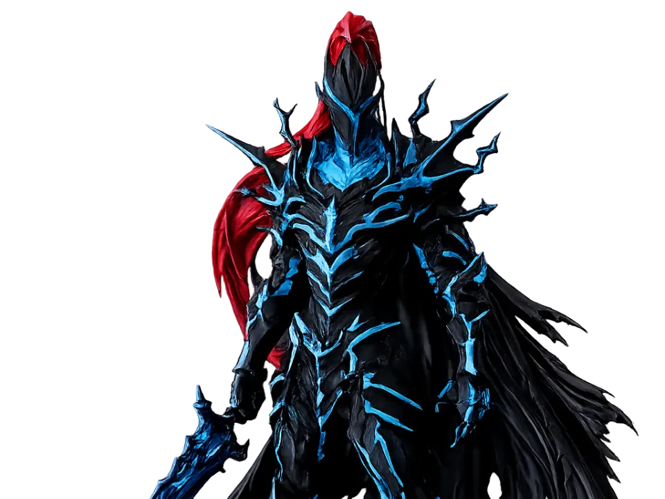 Modelo para impresión 3D: IGRIS (solo leveling). Referencia del modelo original.