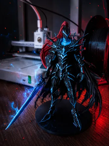Modelo para impresión 3D: IGRIS (solo leveling) — vista de referencia 2