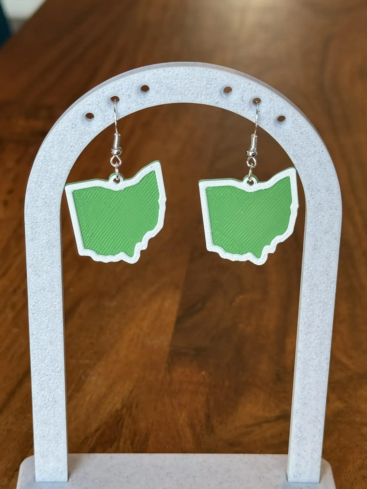 Ohio dangle earrings view 2