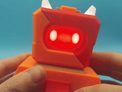 Modular 3D-printed Genshin Impact Brick Bomb Night Light