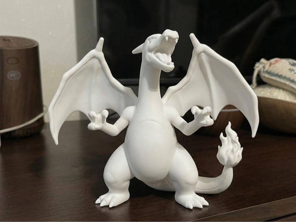 Charizard White Flame Edition Detailed