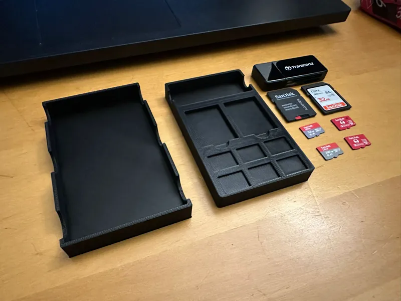 SD Card Storage with USB Reader