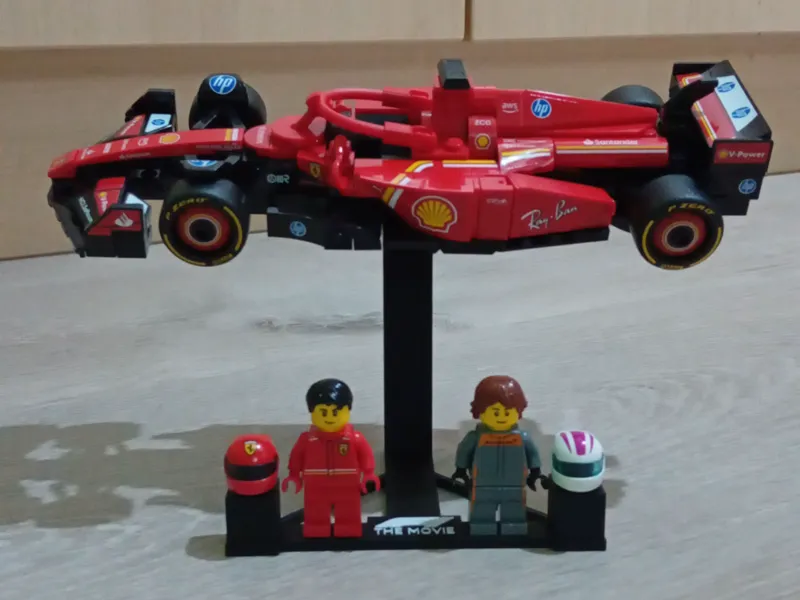 LEGOs F1 the movie speed champions custom stand