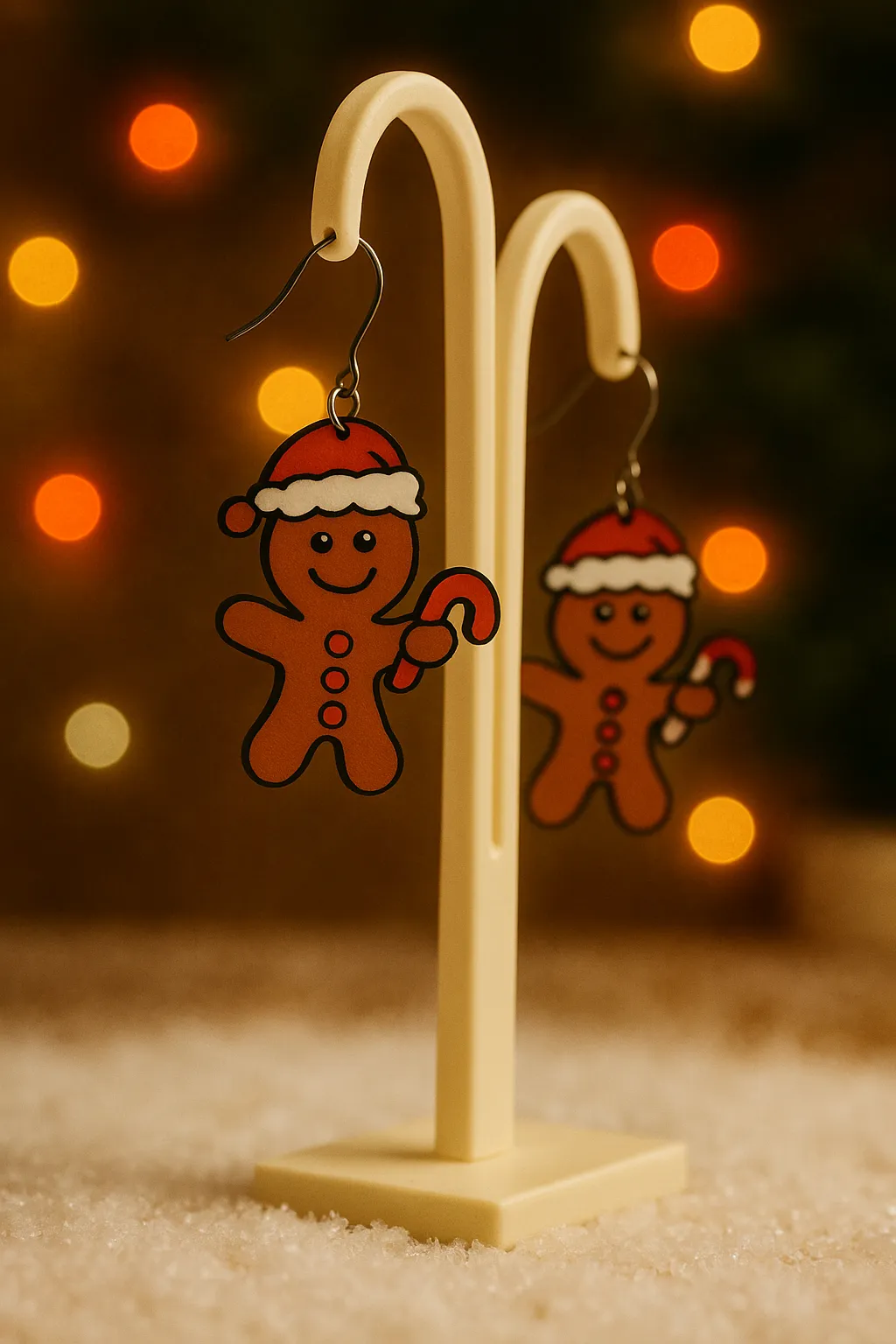 Gingerbread Earrings view 2