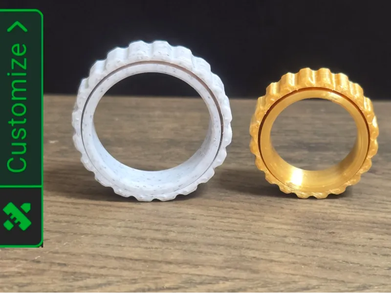 Fidget Ring - Customizable / Parametric
