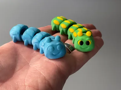 Cute Flexi Caterpillar (Articulated)