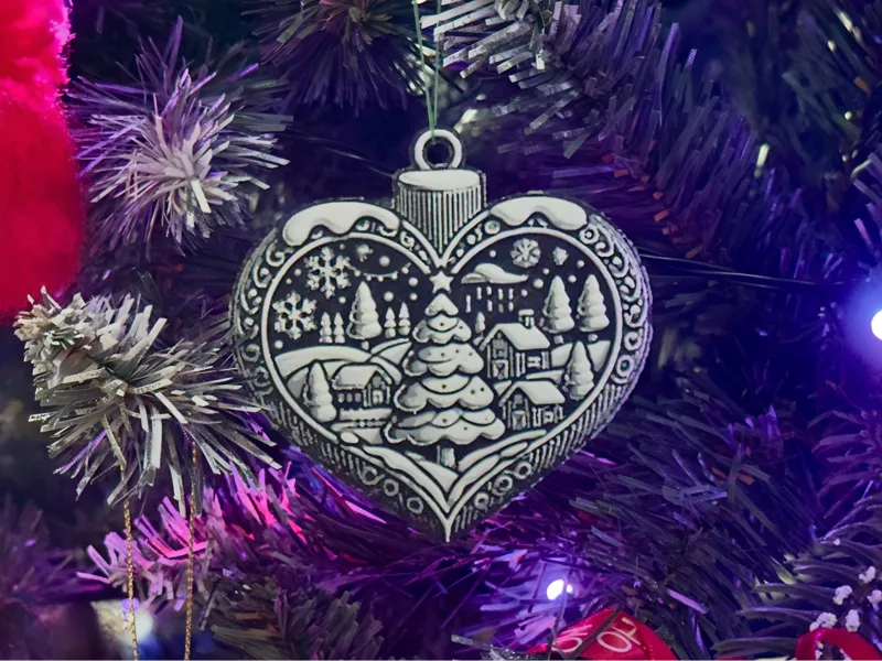 Christmas Ornament - Heart of Winter