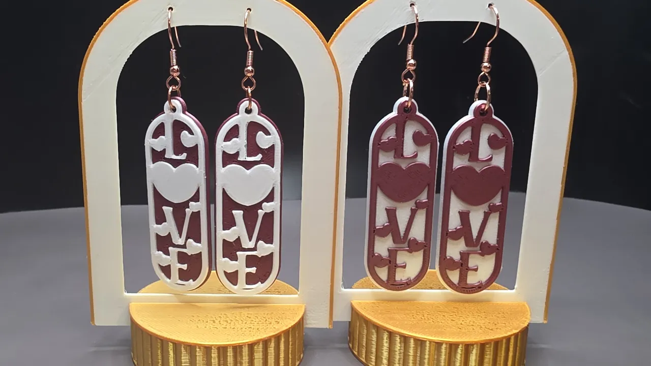 Valentine's Earrings view 3