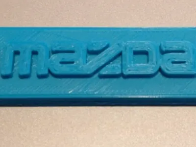 Mazda logo keychain