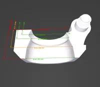 Parametric Version, 0.24mm layer, 6 walls, 40% infill