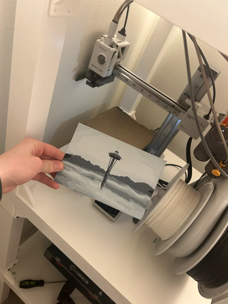 Seattle Space Needle Hueforge