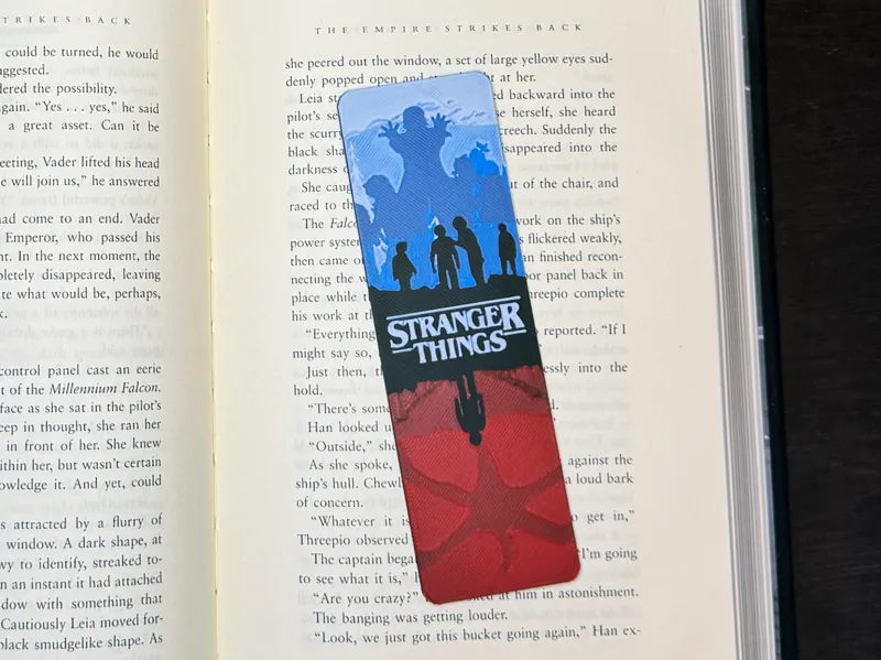 Stranger Things Bookmark