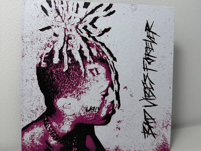 XXXTentacion - Bad Vibes Forever CD COVER HueForge