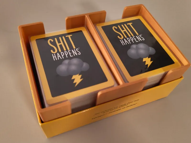 Custom Insert for Sh*t Happens Sleeved Cards