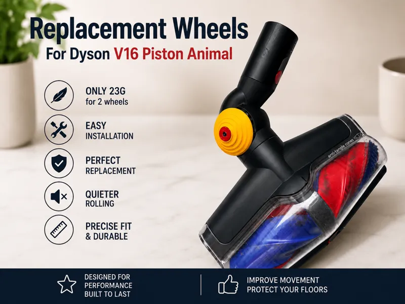 Replacement Wheels for Dyson V16 Piston Animal