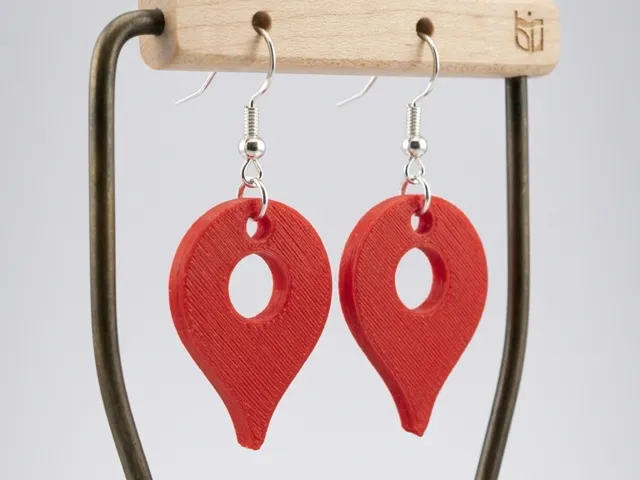 googlemap earrings