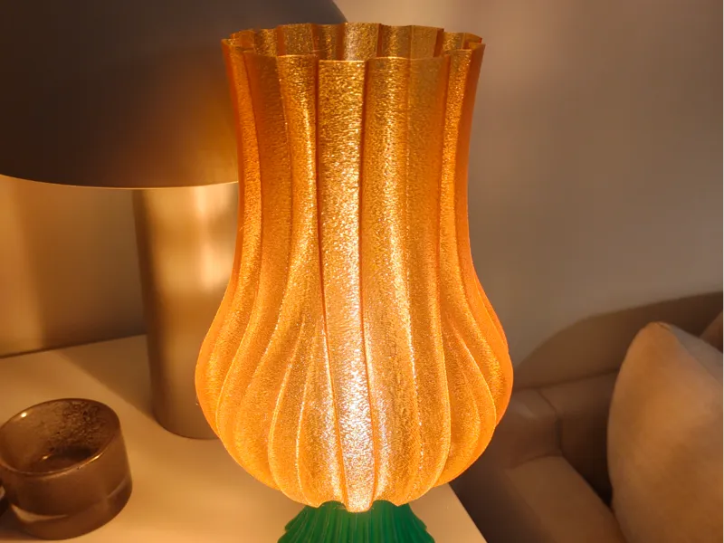 Cozy and unique flower lamp