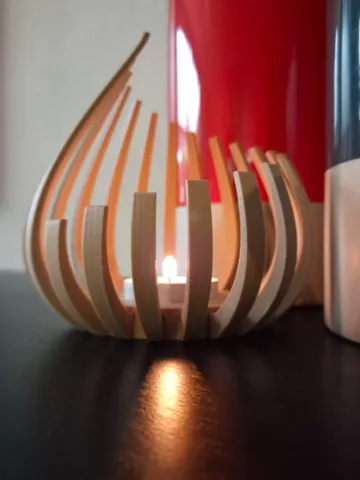 Accesorio de iluminación decorativa: Autumn Ember Tealight Holder — vista de referencia 2