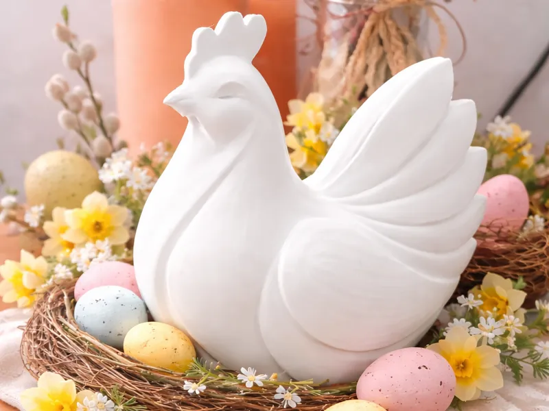 Stylish Easter Hen