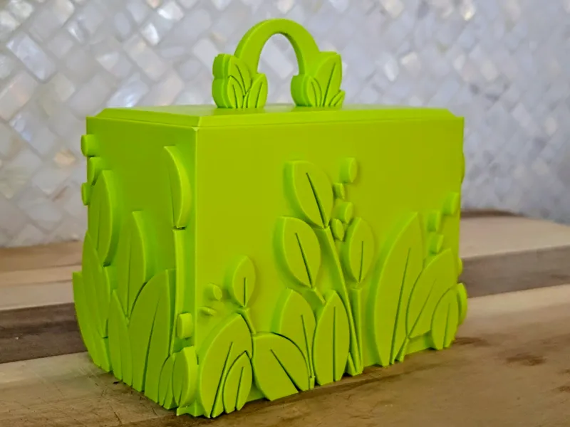 Leafy Box for Storing Tea Bags Or Whatever