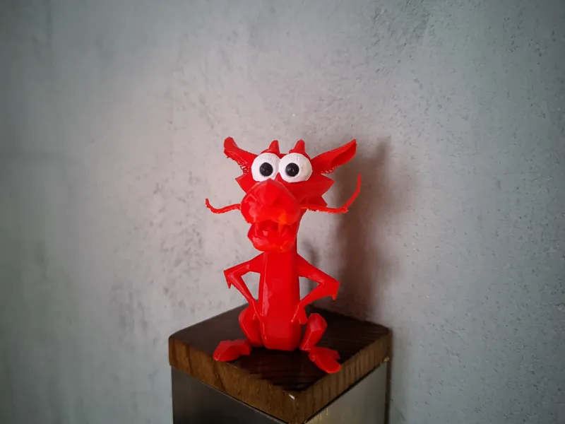 Mushu sculpture from Mulan movie