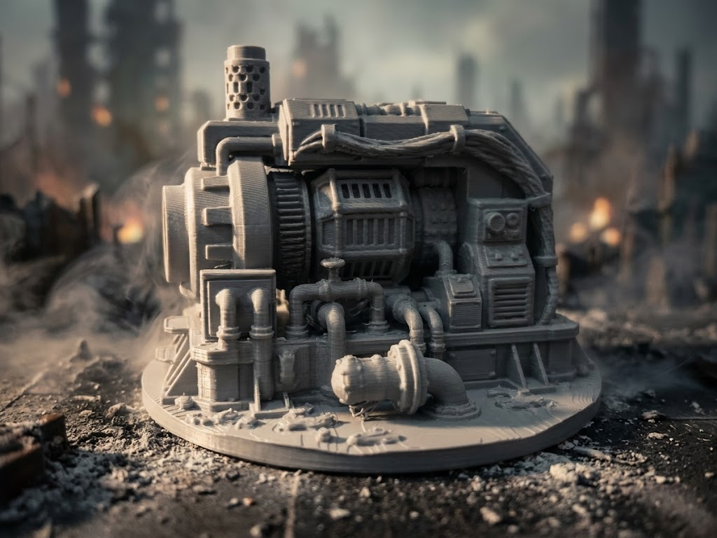 Industrial Power Generator – Sci-Fi Terrain 