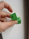 cube with a peg